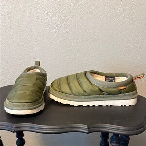 UGG Tasman LTA Burnt Olive Quilted Slippers